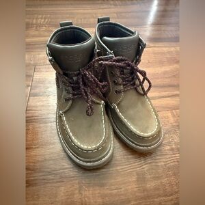 Sperry Kids Tan Lace-Up Boots